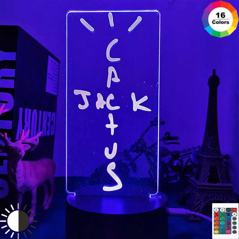 Cactus Jack Led Night Light for Bedroom Decoration Nightlight Cool Birthday Gifts Room Decor Cactus Jack Neon Table Lamp Bedside
Cactus Jack Led Night Light for Bedroom Decoration Nightlight Cool Birthday Gifts Room Decor Cactus Jack Neon Table Lamp Bedside