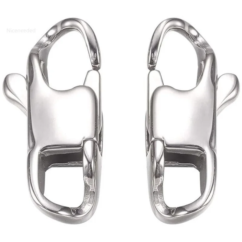 10pcs Stainless Steel Lobster Claw Clasps Rectangle Shape Hooks Silver Tones Connector Clasp for DIY Jewelry Making
10pcs Stainless Steel Lobster Claw Clasps Rectangle Shape Hooks Silver Tones Connector Clasp for DIY Jewelry Making