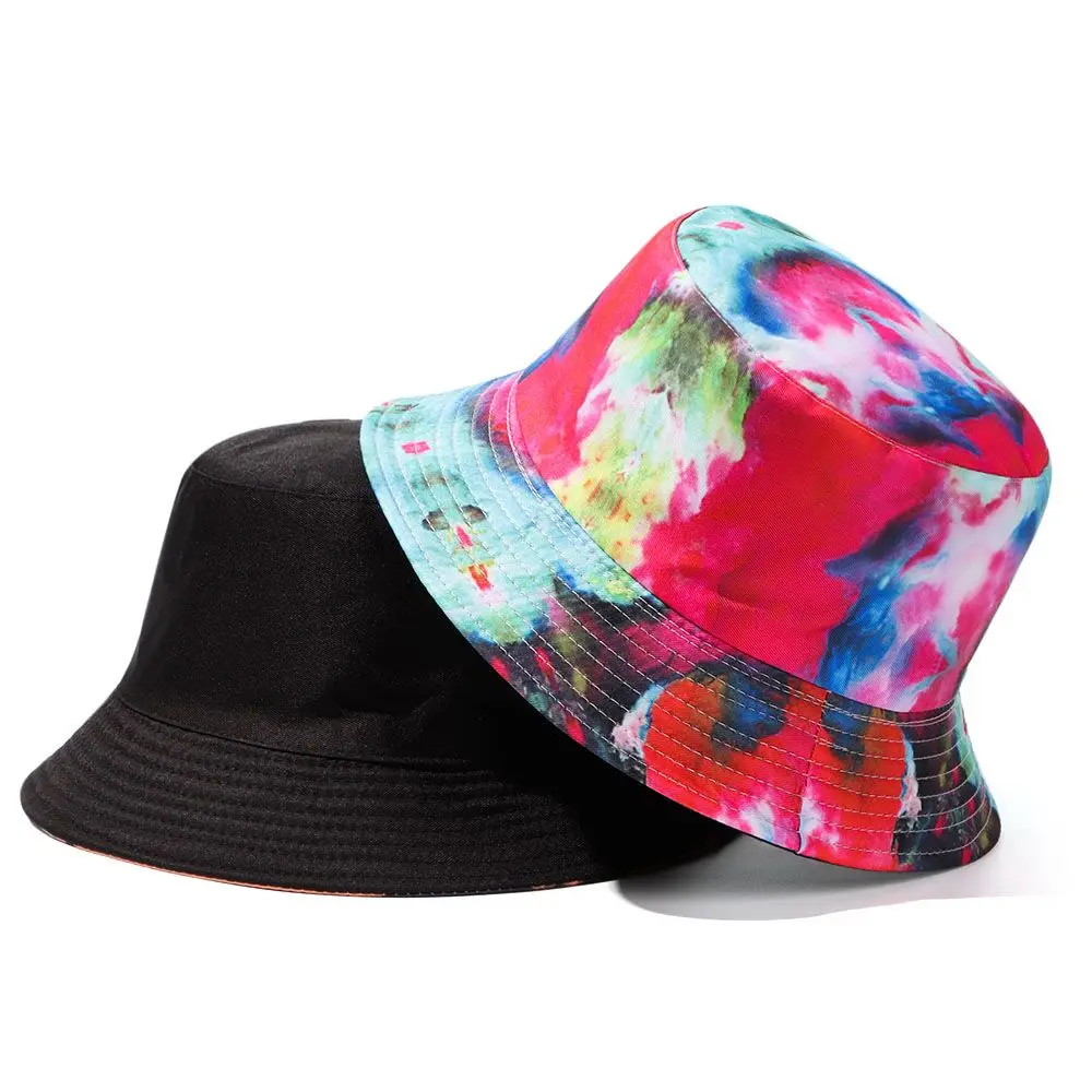 2022 New Hot 1PC Tie Dye Bucket Hats Reversible Double-Side-Wear Hat Soft Print Packable Outdoor Sun Hat Fisherman Caps
2022 New Hot 1PC Tie Dye Bucket Hats Reversible Double-Side-Wear Hat Soft Print Packable Outdoor Sun Hat Fisherman Caps