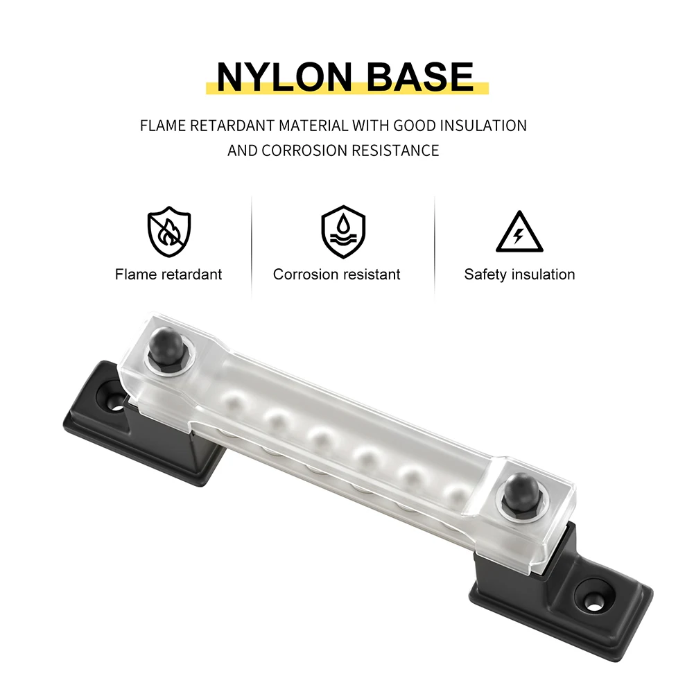 1x Terminal Bus Line Copper DC 150A RV Terminal Single Row Vans 130A/AC 150A/DC AC 110-300v DC 12-48v Brand New
1x Terminal Bus Line Copper DC 150A RV Terminal Single Row Vans 130A/AC 150A/DC AC 110-300v DC 12-48v Brand New