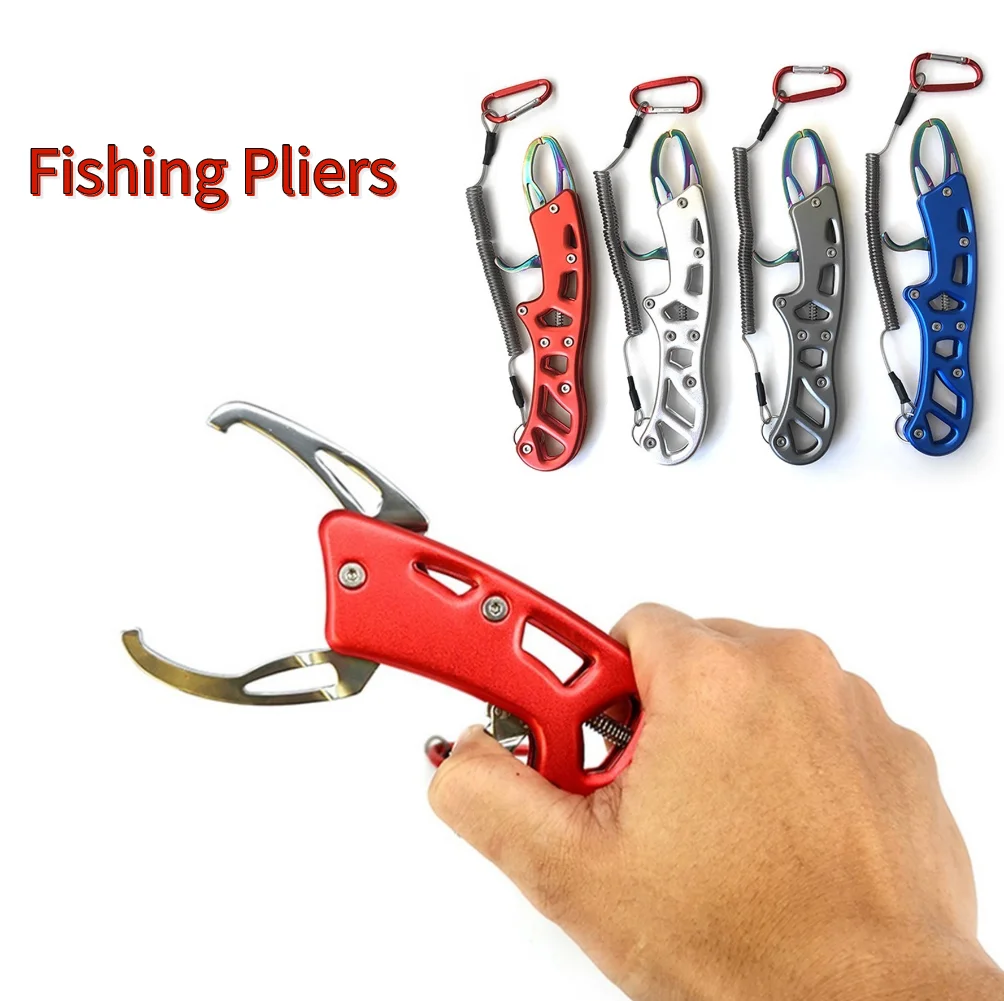 

Color Fish Nose Pliers Control Outdoor Gear Tools Metal Fishing Tongs Gripper Portable Stainless Steel Strong Accessories