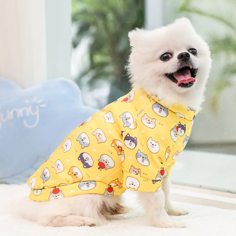 Fashion Cartoon Dog Coats Printed Pet Clothes Plus Velvet Two Feet Sweater Spring Autumn Winter Pullover Jacket for Pet Supplies
Fashion Cartoon Dog Coats Printed Pet Clothes Plus Velvet Two Feet Sweater Spring Autumn Winter Pullover Jacket for Pet Supplies