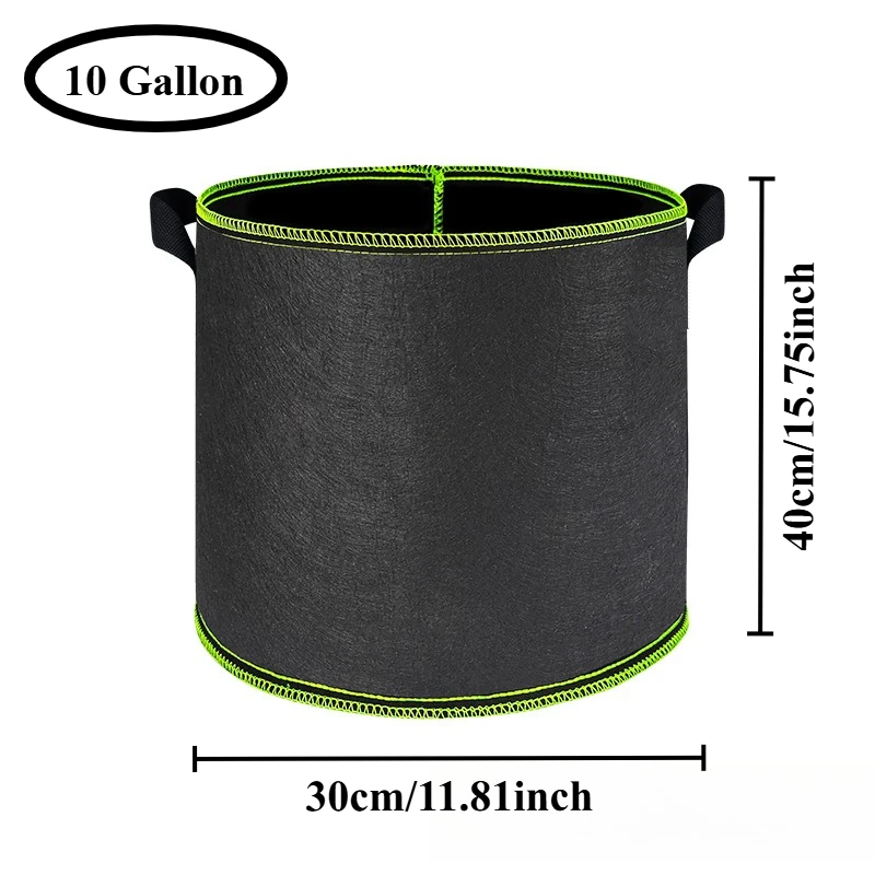 Мешки для выращивания растений 2/3/5/7/10 галлонов
Мешки для выращивания растений 2/3/5/7/10 галлонов