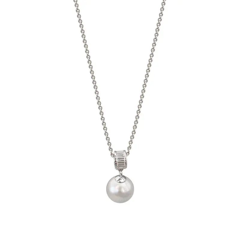 S925 Sterling Silver Pearl Pendant Women's Popular Design Fashion Light Luxury Premium Necklace French Retro
S925 Sterling Silver Pearl Pendant Women's Popular Design Fashion Light Luxury Premium Necklace French Retro