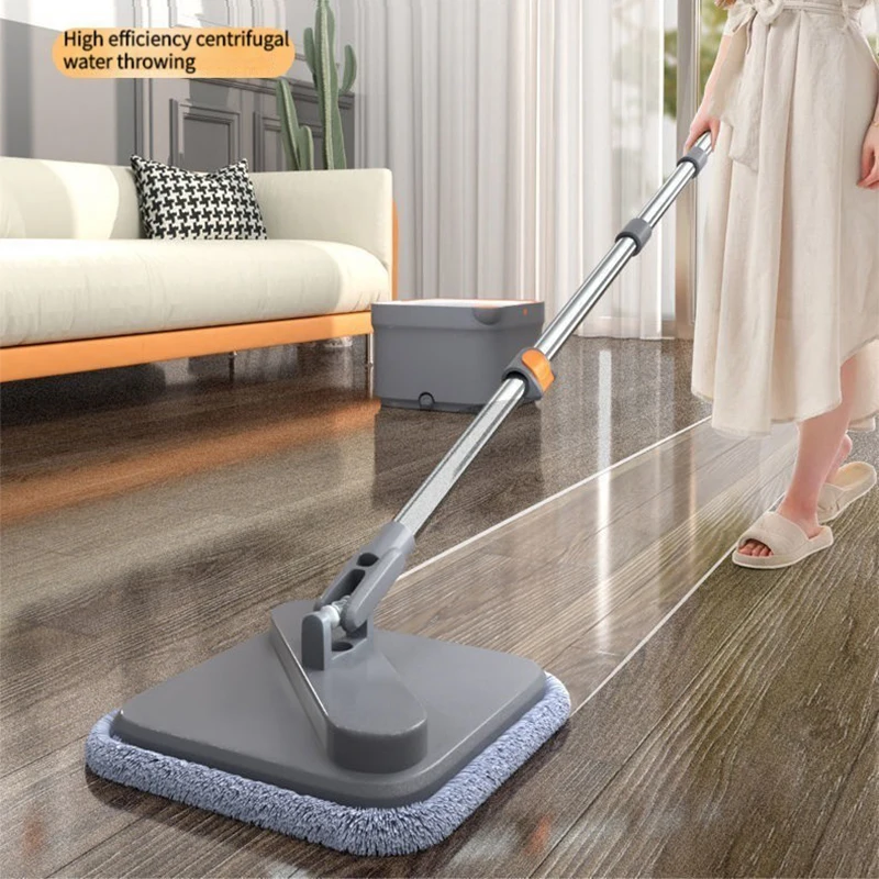 ECHOME Microfiber Spin Mop and Bucket Set with Patented Internal Water Filtration System Self Cleaning Dry Mops Floor Cleaning
ECHOME Microfiber Spin Mop and Bucket Set with Patented Internal Water Filtration System Self Cleaning Dry Mops Floor Cleaning