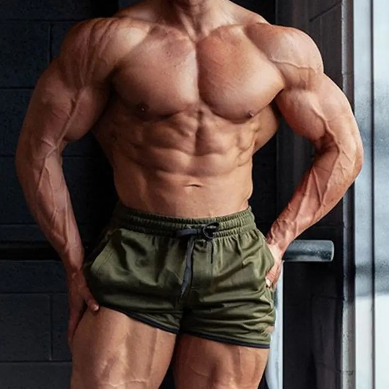 Training Running Men's Shorts Breathable Drawstring Fitness Shorts Elastic Waist Sportswear Summer Solid Color Jogging Pants
Training Running Men's Shorts Breathable Drawstring Fitness Shorts Elastic Waist Sportswear Summer Solid Color Jogging Pants