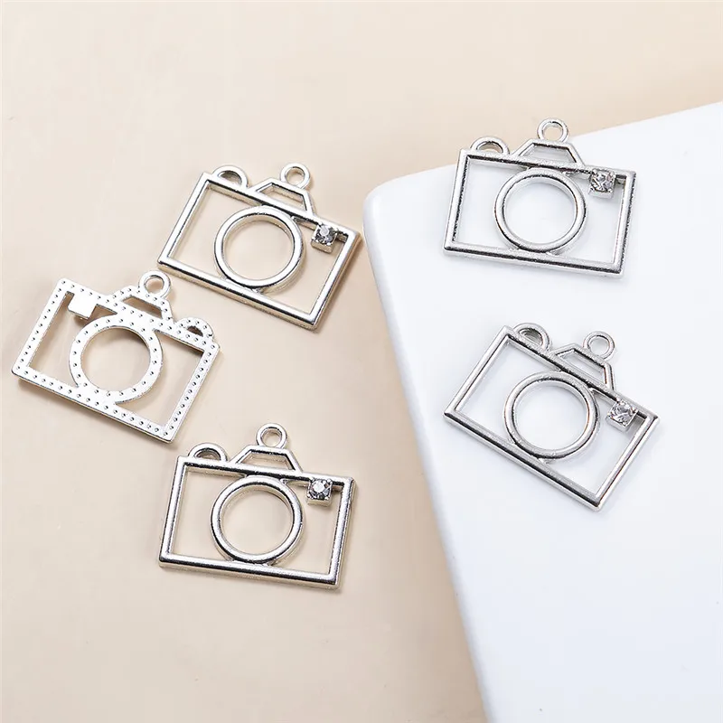 New 10PCS/PACK Silver Color Hollow Bear Camera Charms Pendant For Women Girls DIY Necklace Beacelet Jewelry Accessories
New 10PCS/PACK Silver Color Hollow Bear Camera Charms Pendant For Women Girls DIY Necklace Beacelet Jewelry Accessories