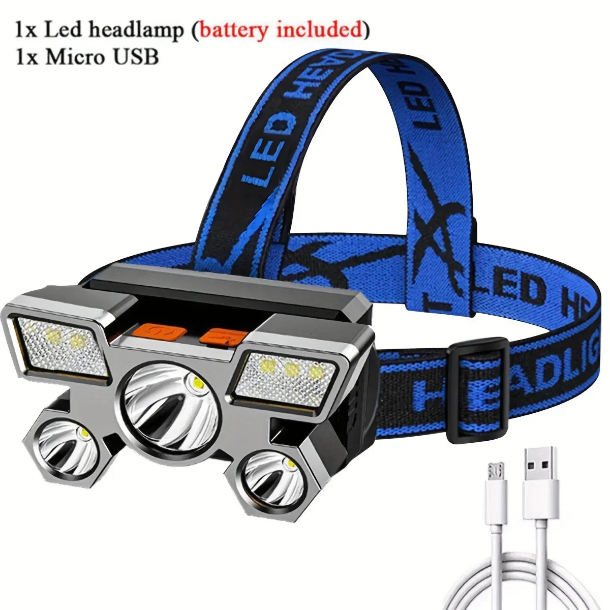 Налобный фонарь E-SMARTER 3+6 LED, 4 режима
Налобный фонарь E-SMARTER 3+6 LED, 4 режима