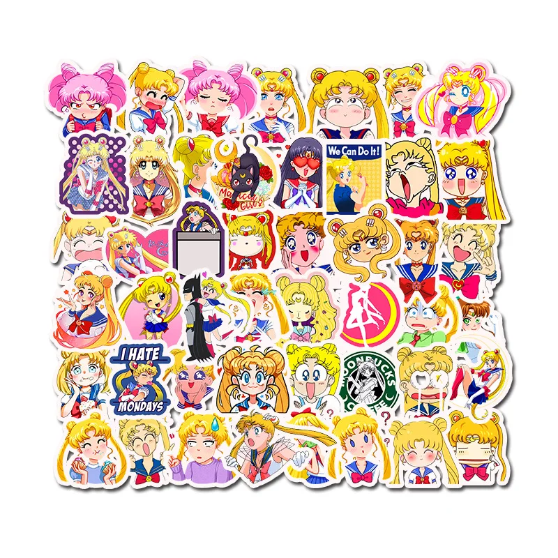 10/50 Pcs/Set New Anime Stickers Sailor Sticker Motorcycle Skate Suitcase Guitar PVC Waterproof Decal Toys
10/50 Pcs/Set New Anime Stickers Sailor Sticker Motorcycle Skate Suitcase Guitar PVC Waterproof Decal Toys