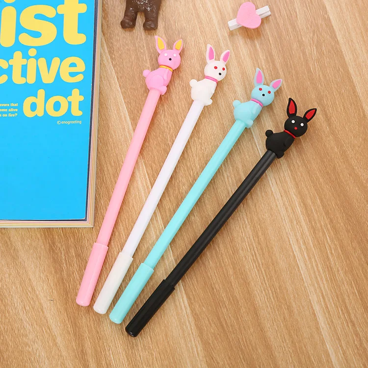 1Pcs Cute Rabbit Gel Pen Student Stationery Creative Cartoon Pens 0.5mm Black Ink Writing Gel Pens Kawaii School Supplies 
1Pcs Cute Rabbit Gel Pen Student Stationery Creative Cartoon Pens 0.5mm Black Ink Writing Gel Pens Kawaii School Supplies