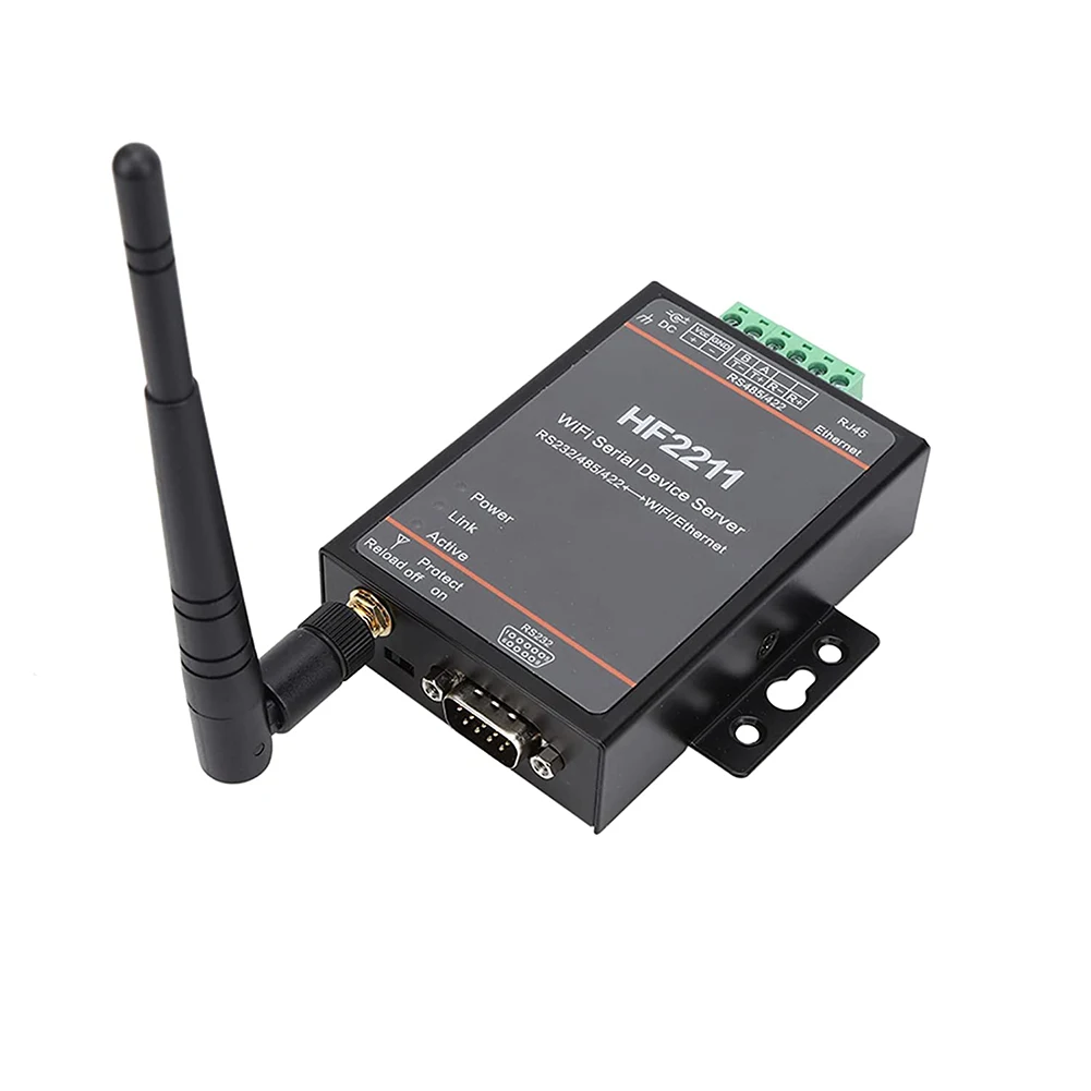 HF2211 Antenna Industrial Modbus Serial 200mA 8MB RAM DDNS Modbus Conversion RS232 RS422 RS485 WiFi/Ethernet Converter Module
HF2211 Antenna Industrial Modbus Serial 200mA 8MB RAM DDNS Modbus Conversion RS232 RS422 RS485 WiFi/Ethernet Converter Module