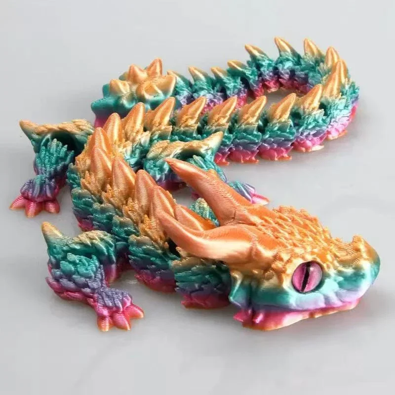Пластиковый 3D-печатный дракон 22 см
Пластиковый 3D-печатный дракон 22 см