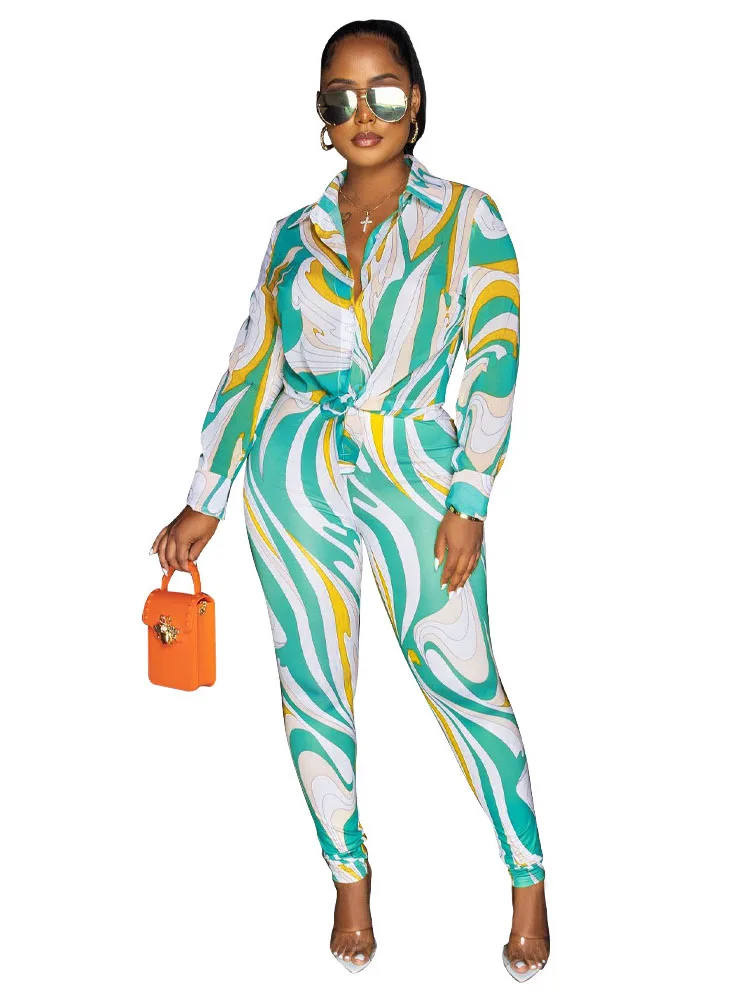 Szkzk Sexy Print Two Piece Set Party Clubwear Long Pants And Cardigan Shirt Tops Birthday Night Club Outfit For Women 2022 Sets
Szkzk Sexy Print Two Piece Set Party Clubwear Long Pants And Cardigan Shirt Tops Birthday Night Club Outfit For Women 2022 Sets