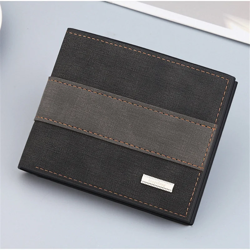 Men's Wallet with Coin Pocket Vintage Slim Purse Patchwork PU Leather Wallets Luxury Male Business Wallet Credit ID Card Holder
Men's Wallet with Coin Pocket Vintage Slim Purse Patchwork PU Leather Wallets Luxury Male Business Wallet Credit ID Card Holder