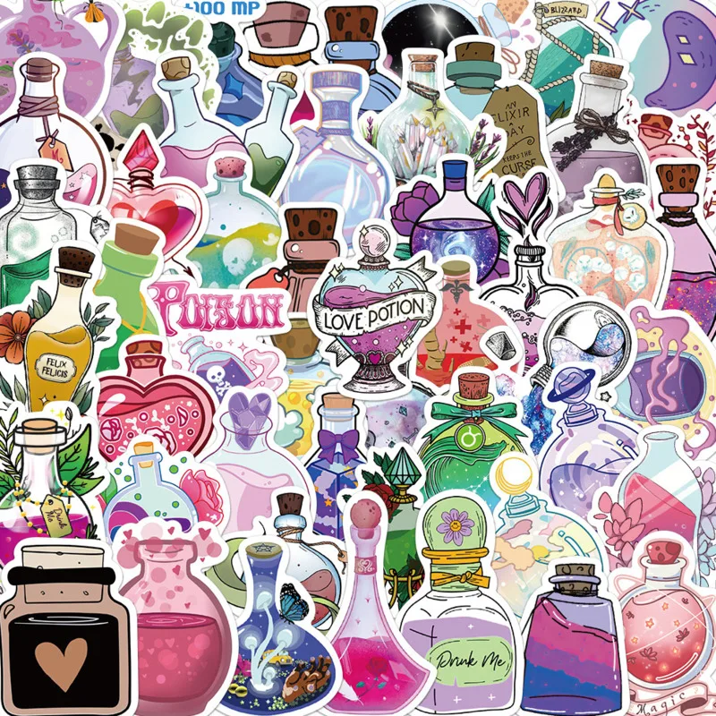 10/30/50/2x50pcs Cartoon Magic Medicine Bottles Graffiti Stickers Laptop Skateboard Water Bottle Kids Phone Car Gift Stickers
10/30/50/2x50pcs Cartoon Magic Medicine Bottles Graffiti Stickers Laptop Skateboard Water Bottle Kids Phone Car Gift Stickers