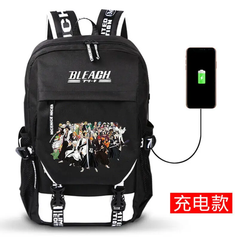 Anime BLEACH Travel Backpack Harajuku Black Student Schoolbag Holiday Gift
Anime BLEACH Travel Backpack Harajuku Black Student Schoolbag Holiday Gift