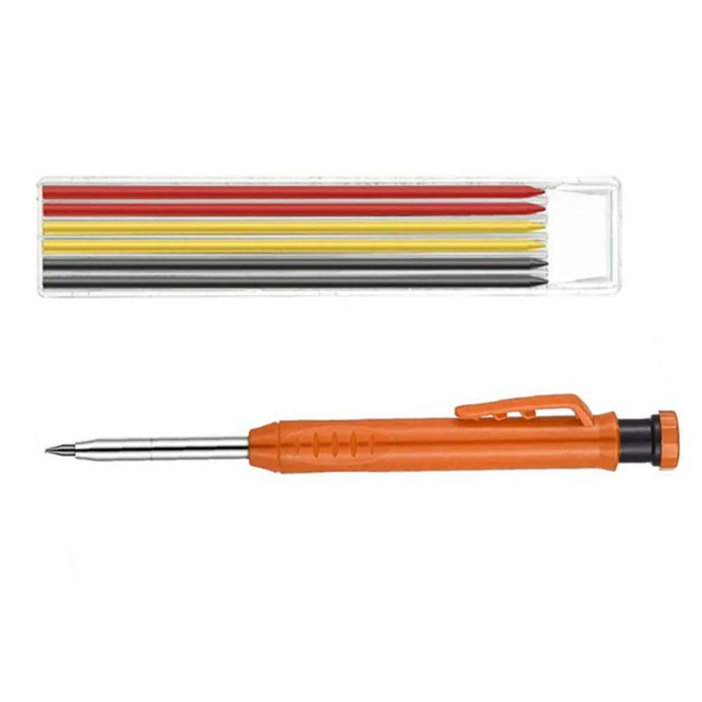 Woodworking Pencil Refill Marking Tool Carpenter Pencil with Sharpener Cap Non Slip Grip Scribe Tool 7pcs Refill
Woodworking Pencil Refill Marking Tool Carpenter Pencil with Sharpener Cap Non Slip Grip Scribe Tool 7pcs Refill