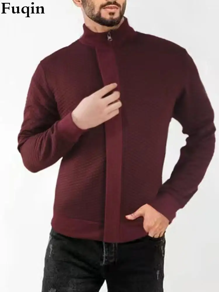 Men's Knitted Sweater Coat Casual Athletic Thick Stand Collar Knitwear Zip Cardigan Jacket Clothing Grandpa Casual Slim Sweater
Men's Knitted Sweater Coat Casual Athletic Thick Stand Collar Knitwear Zip Cardigan Jacket Clothing Grandpa Casual Slim Sweater