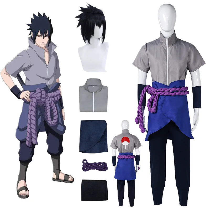 Anime Naruto Uchiha Sasuke Cosplay Costume Uniform Suit Clothing Sasuke Wig Roleplaying Clothes Halloween Costume Man
Anime Naruto Uchiha Sasuke Cosplay Costume Uniform Suit Clothing Sasuke Wig Roleplaying Clothes Halloween Costume Man