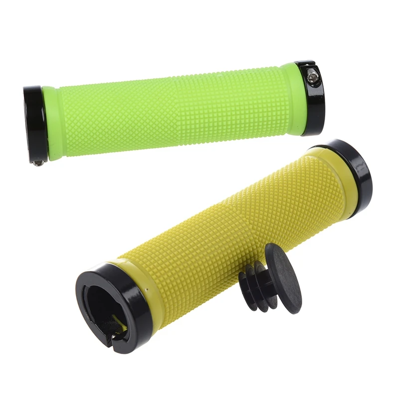 2 Pair Double Road Mountain MTB Bmx Bike Cycle Bicycle Lock On Locking Handlebar Grips - Yellow & Green
2 Pair Double Road Mountain MTB Bmx Bike Cycle Bicycle Lock On Locking Handlebar Grips - Yellow & Green