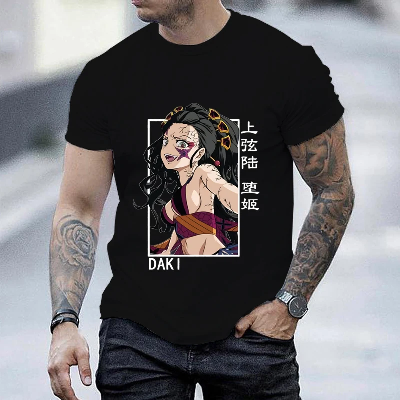 Anime Demon Slayer Kimetsu No Yaiba Men's T-shirts Clothing Chemise Homme Demon Slayer Daki Anime Tops Tees T-Shirts Camisetas
Anime Demon Slayer Kimetsu No Yaiba Men's T-shirts Clothing Chemise Homme Demon Slayer Daki Anime Tops Tees T-Shirts Camisetas