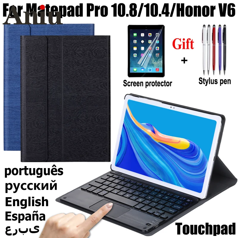 for Huawei MatePad pro 5g 10.8 Keyboard Case for huawei honor pad v6 10.4 Touchpad Bluetooth Keyboard case Cover
for Huawei MatePad pro 5g 10.8 Keyboard Case for huawei honor pad v6 10.4 Touchpad Bluetooth Keyboard case Cover