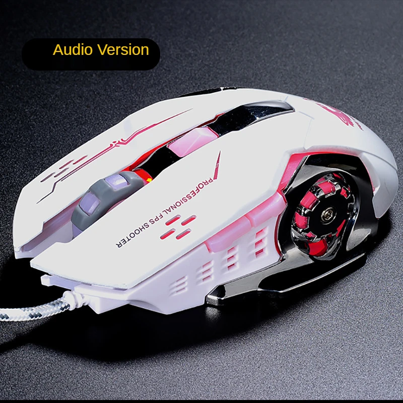 

Wired Mechanical hand feeling Mouse Gamer 6D 2400DPI Gaming Mouse for Gaming Laptop PC Gaming Computers PC Accessories