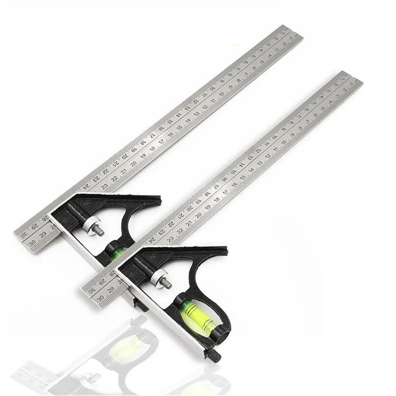 300MM Adjustable Engineers Combination Level Angle Square Steel Right Angle Ruler for Marking Out Carpenter Measuring Tools
300MM Adjustable Engineers Combination Level Angle Square Steel Right Angle Ruler for Marking Out Carpenter Measuring Tools