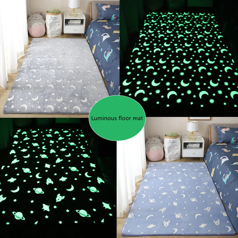 Thick Carpet Living Luminous Plush Rug Dinosaur Star Children Bed Room Fluffy Floor Carpets Bedside Home Decor Rugs Velvet Mat
Thick Carpet Living Luminous Plush Rug Dinosaur Star Children Bed Room Fluffy Floor Carpets Bedside Home Decor Rugs Velvet Mat
