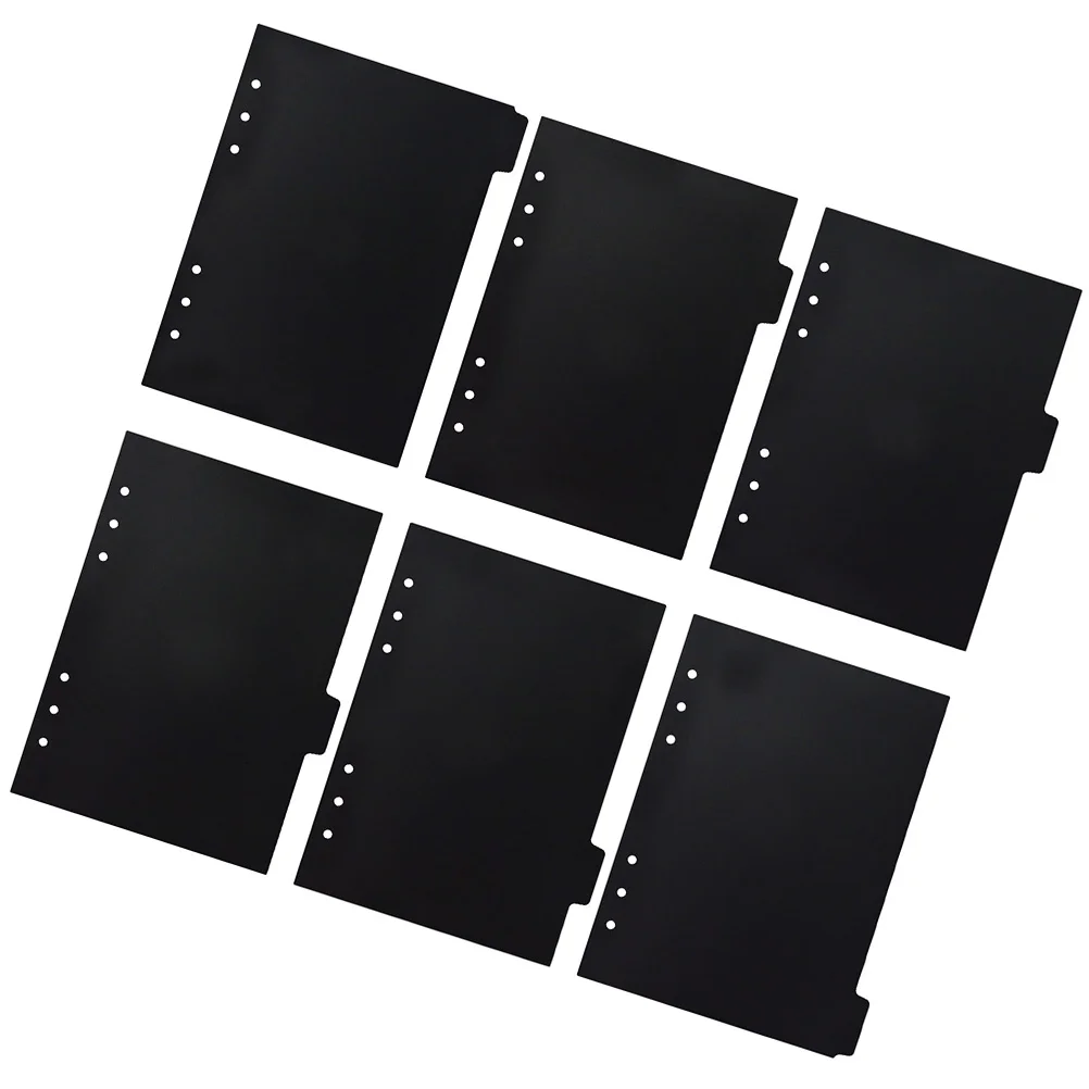 6 Pcs A5 Notebook Dividers Notepad Tabs Index Paper Aesthetic Binder Pp Loose-leaf Page Markers 
6 Pcs A5 Notebook Dividers Notepad Tabs Index Paper Aesthetic Binder Pp Loose-leaf Page Markers