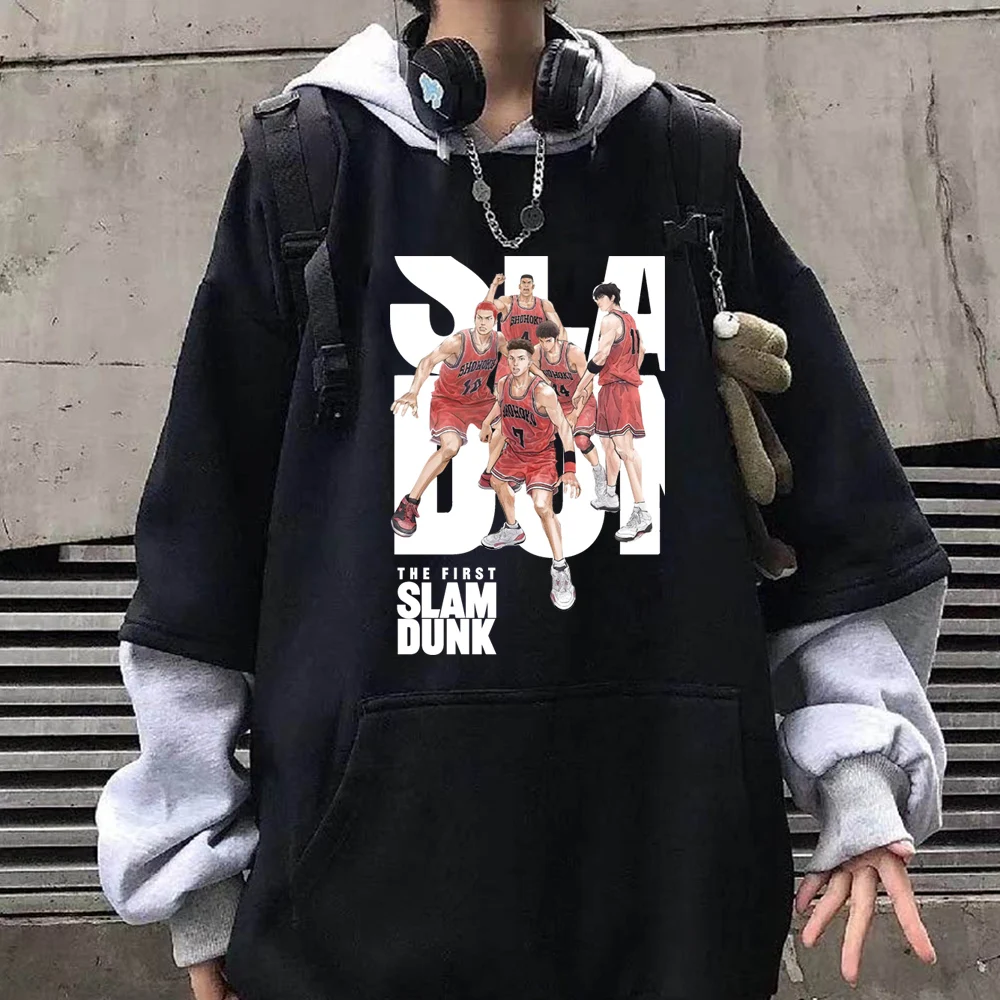 Толстовка Slam Dunk с принтом, мужской спортивный костюм, толстовка с капюшоном в стиле аниме, уличная одежда, Свитшот манга для мужчин и женщин
Толстовка Slam Dunk с принтом, мужской спортивный костюм, толстовка с капюшоном в стиле аниме, уличная одежда, Свитшот манга для мужчин и женщин