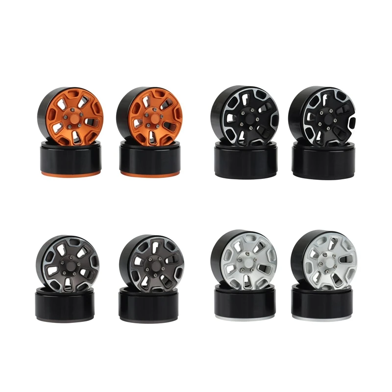 4PCS Metal 1.9 Beadlock Wheel Rims Hub for 1/10 RC Crawler Car Jeep Wrangler Axial SCX10 90046 Traxxas TRX4
4PCS Metal 1.9 Beadlock Wheel Rims Hub for 1/10 RC Crawler Car Jeep Wrangler Axial SCX10 90046 Traxxas TRX4