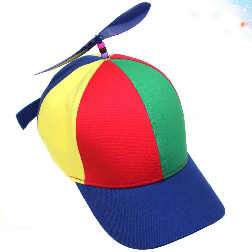 

Detachable Bamboo Dragonfly Hat Fashion Peaked Summer Baseball Hat Adorable for Outdoor (Adult Age 9 and Above Blue Brim Blue