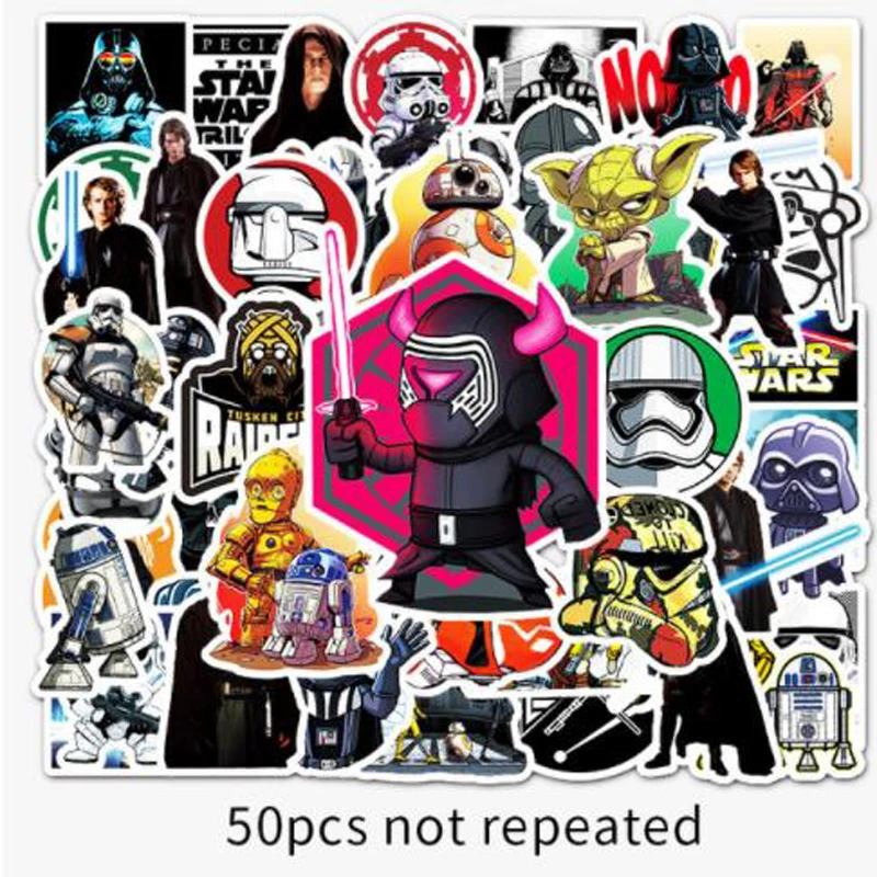 10/20/50PCS/Pack Cool Star Wars Stickers Funny Waterproof Skateboard Luggage Laptop Guitar Stationery Sticker Kids Toys Gift
10/20/50PCS/Pack Cool Star Wars Stickers Funny Waterproof Skateboard Luggage Laptop Guitar Stationery Sticker Kids Toys Gift