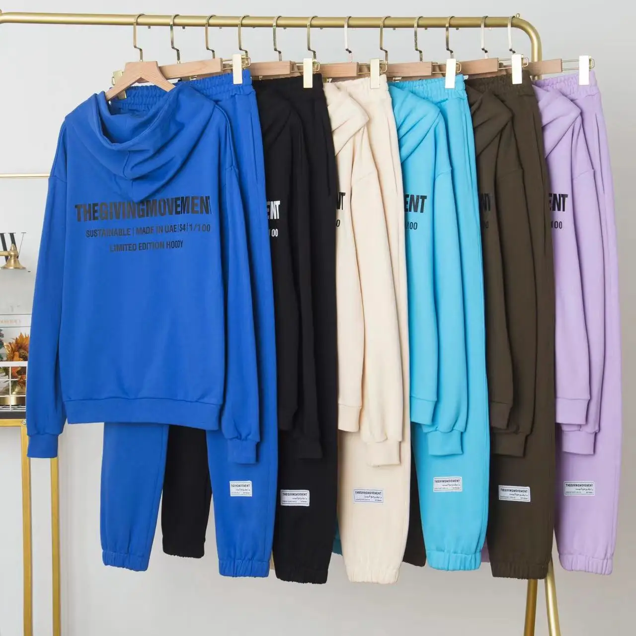 Cotton Women's Tracksuit Two-Piece Hoodie Sweatshirt Hoodie Sweatpants Jogger Pants Sweatpants Men's Tracksuit Suits
Cotton Women's Tracksuit Two-Piece Hoodie Sweatshirt Hoodie Sweatpants Jogger Pants Sweatpants Men's Tracksuit Suits