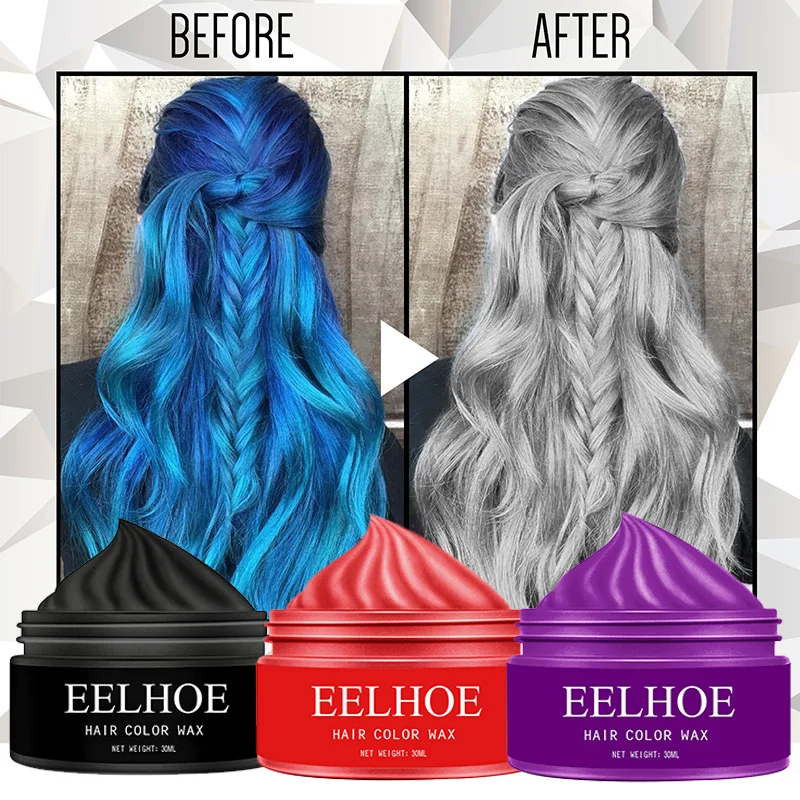 1 Bottle Hair Coloring Mud Styling Wax Hair Dye Cream Washable Party Makeup Cosplay DIY Hairstyle Non-Greasy Styling Tools
1 Bottle Hair Coloring Mud Styling Wax Hair Dye Cream Washable Party Makeup Cosplay DIY Hairstyle Non-Greasy Styling Tools