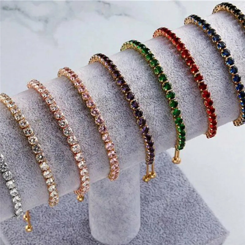 Luxury 3mm Cubic Zirconia Tennis Bracelets Iced Out Chain Crystal Wedding Bracelet For Women Gold Silver Color Classic Bracelet
Luxury 3mm Cubic Zirconia Tennis Bracelets Iced Out Chain Crystal Wedding Bracelet For Women Gold Silver Color Classic Bracelet