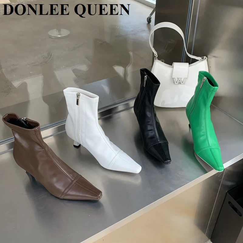 Fashion Square Toe Med Heel Boots Women Elegant Chelsea 2022 Autumn Ankle Boots Female Elasticity Ladies Shoes Winter Boat Mujer
Fashion Square Toe Med Heel Boots Women Elegant Chelsea 2022 Autumn Ankle Boots Female Elasticity Ladies Shoes Winter Boat Mujer