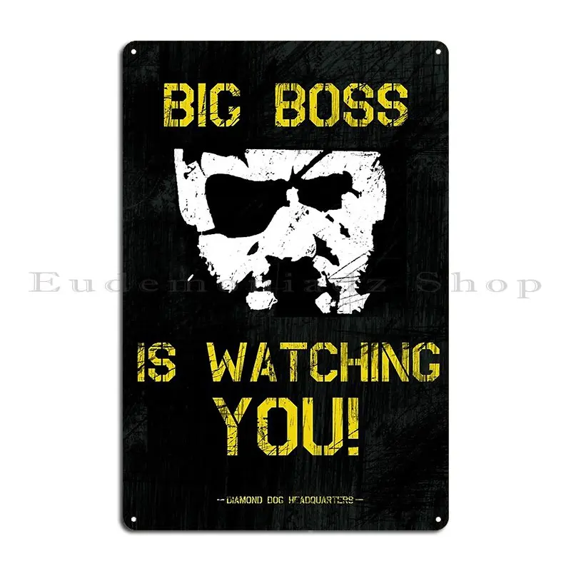 Металлический знак "The Phantom Pain Big Boss Is Watching You"
Металлический знак "The Phantom Pain Big Boss Is Watching You"