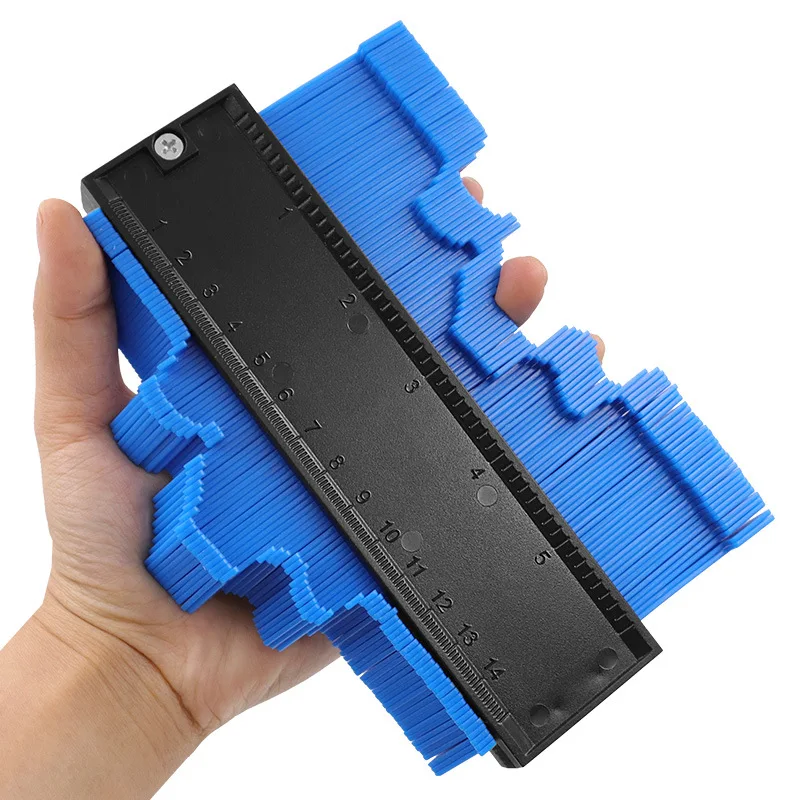 Contour Gauge Duplicator Ceramic Tile Carpet Cutting Template Profile Measuring Angle Ruler Contour Duplicator Woodworking Tools
Contour Gauge Duplicator Ceramic Tile Carpet Cutting Template Profile Measuring Angle Ruler Contour Duplicator Woodworking Tools