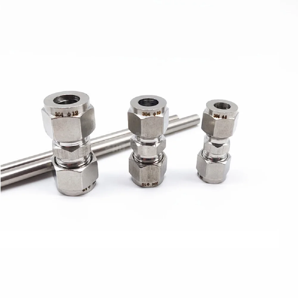 Stainless Steel Compression Tube For Straight Connect Double-Ferrule Adapter Φ3-Φ3/Φ4-Φ4/Φ6-Φ6/Φ8-Φ8/Φ10-Φ10/Φ12-Φ12
Stainless Steel Compression Tube For Straight Connect Double-Ferrule Adapter Φ3-Φ3/Φ4-Φ4/Φ6-Φ6/Φ8-Φ8/Φ10-Φ10/Φ12-Φ12