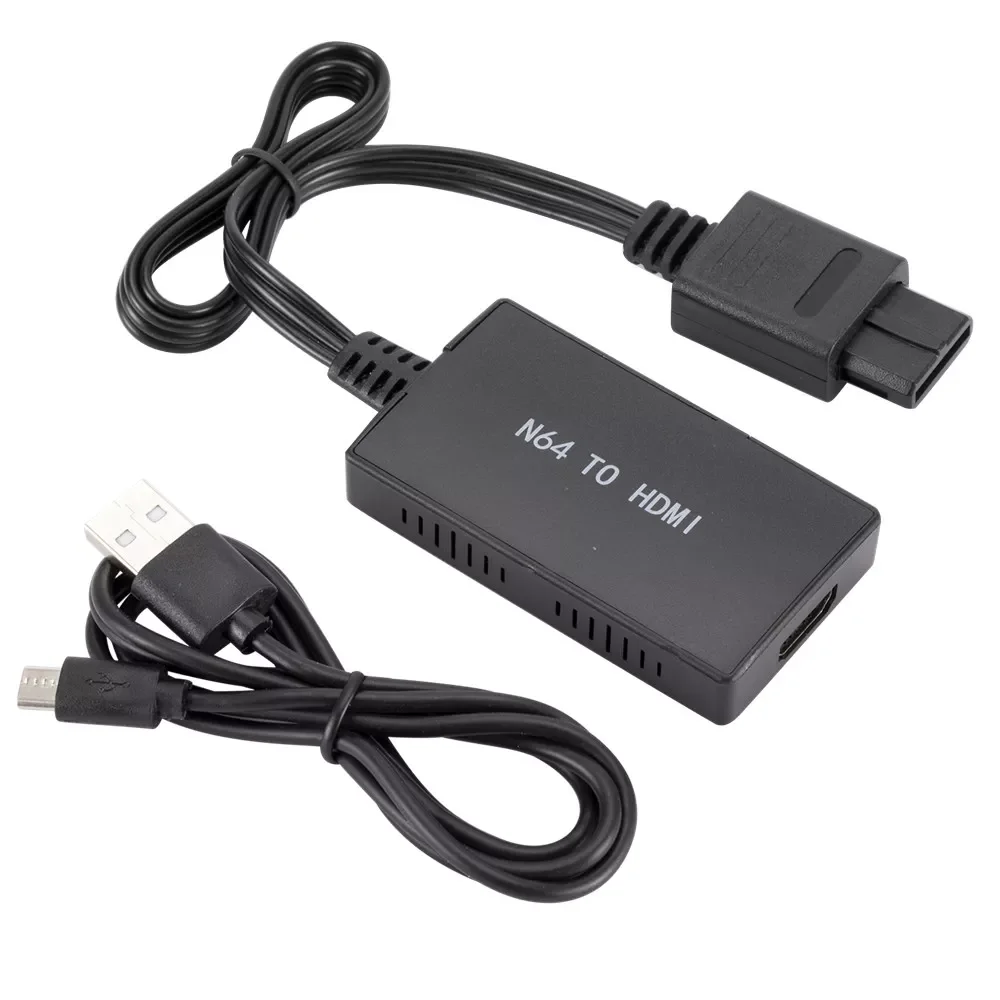 Kebidu 720P/1080P N64 to HDMI-compatible Converter Game console Adapter For N64 SNES NGC HDMI-compatible Cable Plug and Play
Kebidu 720P/1080P N64 to HDMI-compatible Converter Game console Adapter For N64 SNES NGC HDMI-compatible Cable Plug and Play