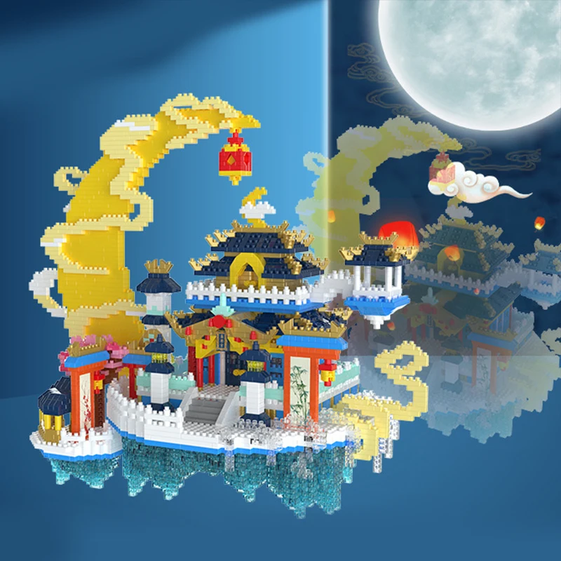 3D Micro Building Blocks Chinese Architecture Moon Palace Diamond Model Construction Bricks Toys for Kids Adults Best Gifts
3D Micro Building Blocks Chinese Architecture Moon Palace Diamond Model Construction Bricks Toys for Kids Adults Best Gifts