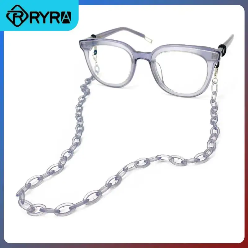 56CM Acrylic Sunglasses Chain Lanyard Anti-slip With Clips Reading Glasses Chain Cord Holder Neck Strap Rope Lanyard For Women
56CM Acrylic Sunglasses Chain Lanyard Anti-slip With Clips Reading Glasses Chain Cord Holder Neck Strap Rope Lanyard For Women