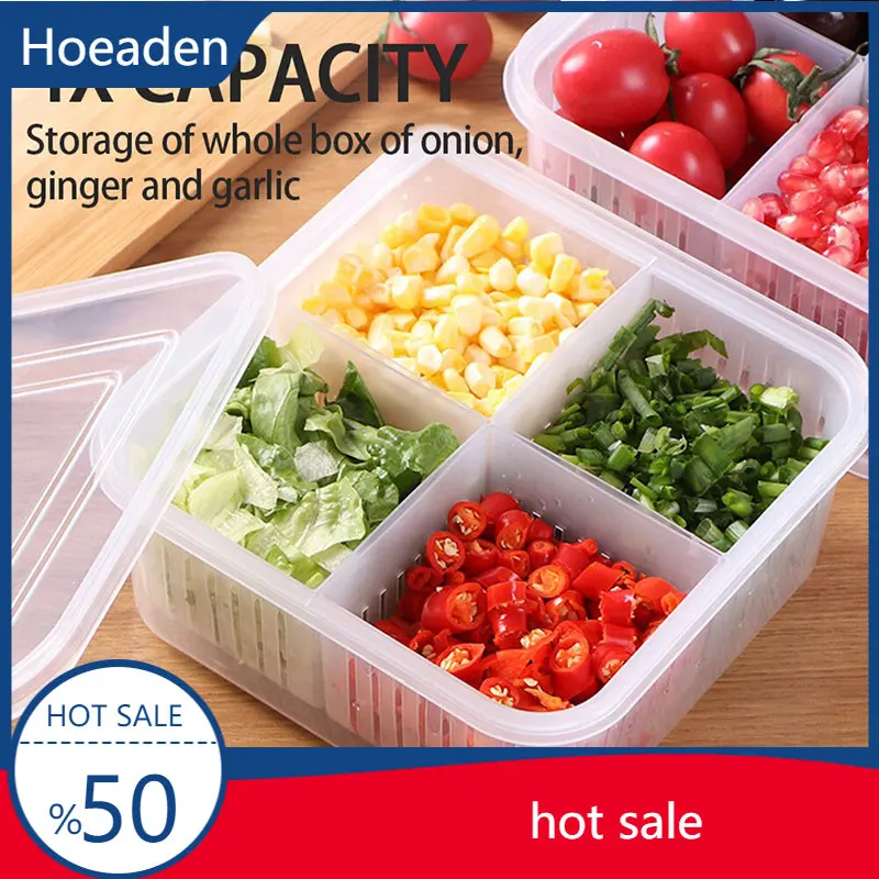 Kitchen Gadget Plastic Storage Box Fresh-Keeping Box Refrigerator Fruit Vegetable Drain Crisper Kitchen Storage Containers 
Kitchen Gadget Plastic Storage Box Fresh-Keeping Box Refrigerator Fruit Vegetable Drain Crisper Kitchen Storage Containers