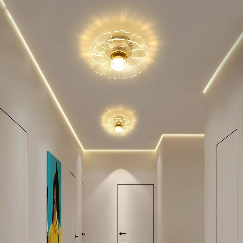 

Lamps Modern Creative Acrylic Aisle Chandelier For Corridor Balcony Loft Hall Entrance Home Deco Light Indoor Lighting Luminaire