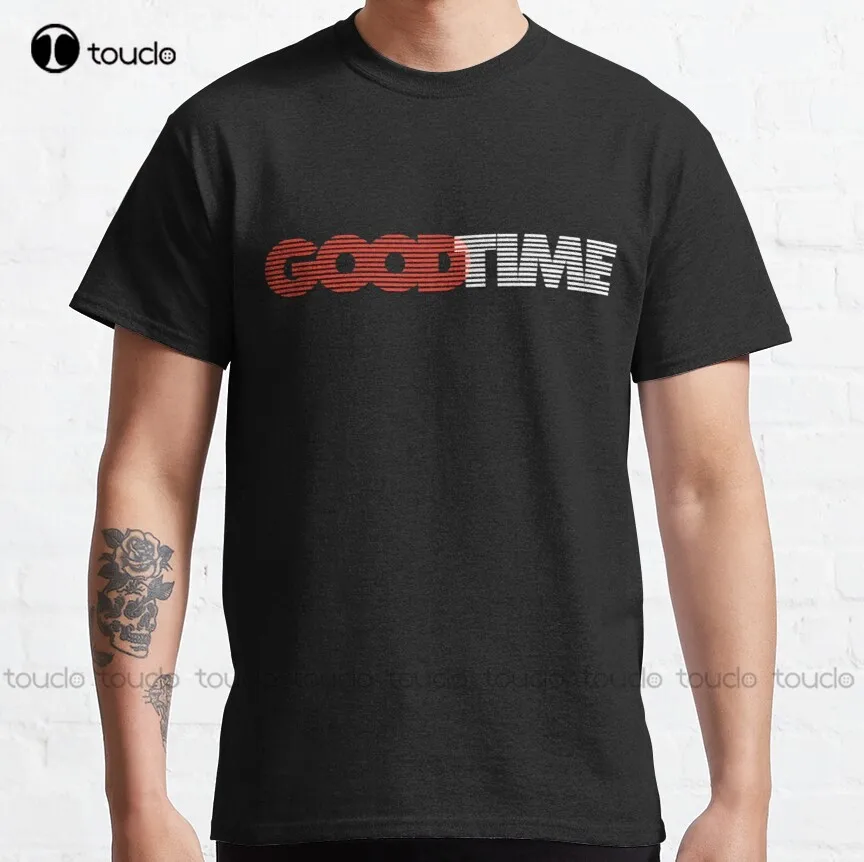 

Good Time Movie Logo robert pattinson Classic T-Shirt oversized t shirt Custom aldult Teen unisex digital printing xs-5xl