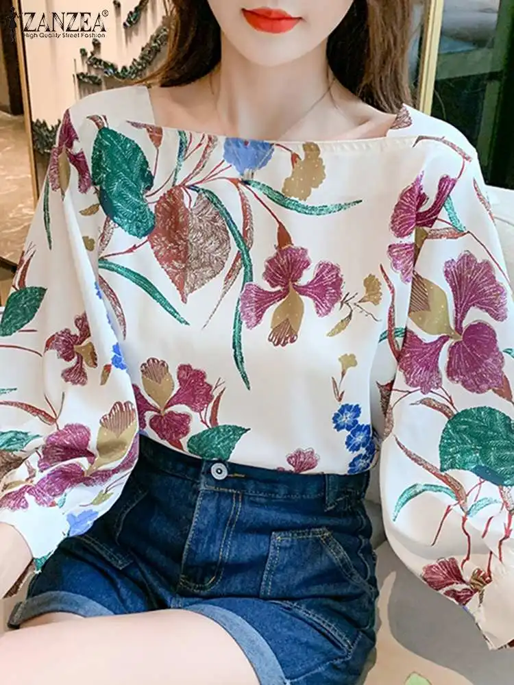 Hoilday Square Neck Blouse ZANZEA Women Elegant Floral Print Puff Sleeve Smock Tops Fashion Office Lady Blusas Temperament Shirt
Hoilday Square Neck Blouse ZANZEA Women Elegant Floral Print Puff Sleeve Smock Tops Fashion Office Lady Blusas Temperament Shirt