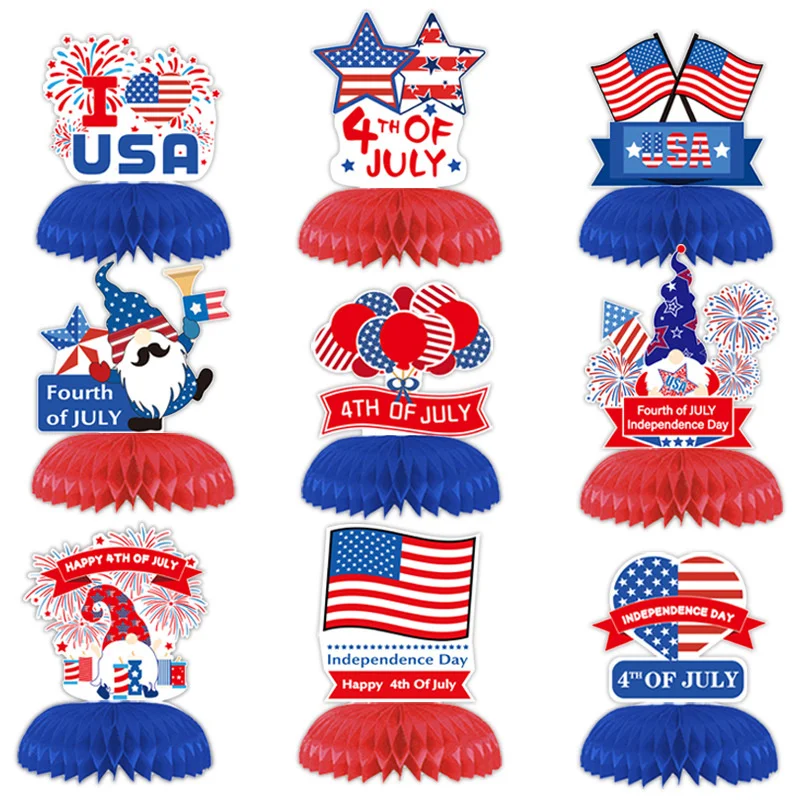 Independence Day Decorative Honeycomb Decoration USA National Day Party Desktop Decorative Pendant Paper Fan
Independence Day Decorative Honeycomb Decoration USA National Day Party Desktop Decorative Pendant Paper Fan
