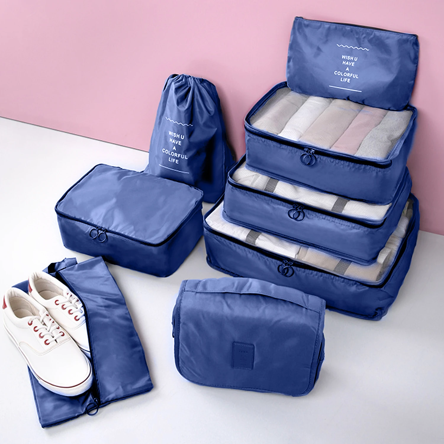 6/8Pcs Travel Stroage Bags Clothes Luggage Organizer Waterproof Quilt Blanket Storage Bag Suitcase Pouch Packing Cube Bags
6/8Pcs Travel Stroage Bags Clothes Luggage Organizer Waterproof Quilt Blanket Storage Bag Suitcase Pouch Packing Cube Bags
